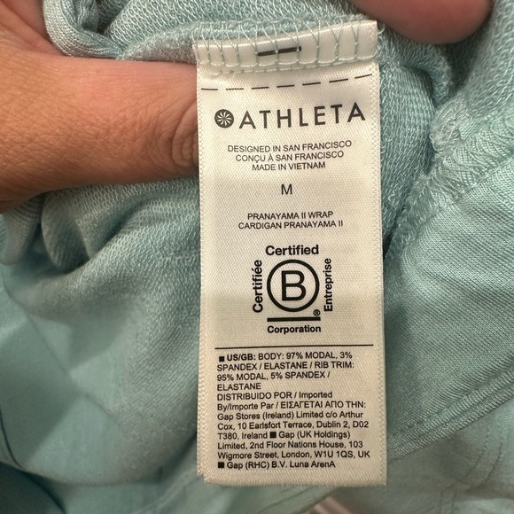 Athleta PRANAYAMA WRAP szM. NWT - Picture 7 of 8